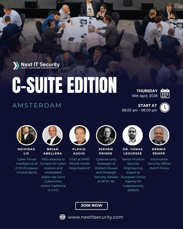 Next IT Security C-Suite Edition speakers